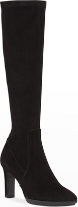 Rhumba II Stretch Suede Knee Boots