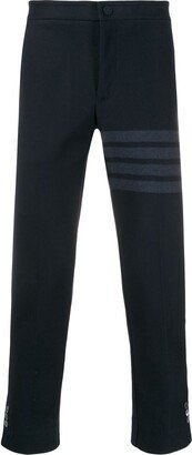 slim-fit tonal 4-Bar trousers