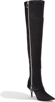 Twelve Am Womens Suede Thigh High Boots ( Manhattan)