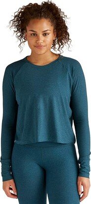 Featherweight Daydreamer Pullover (Blue Gem Heather) Women's Clothing