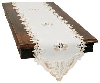 Anais Elegant Lace Embroidered Cutwork Table Runner