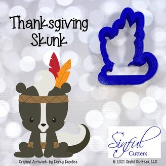 Thanksgiving Skunk - Cookie Cutter/Fondant Clay