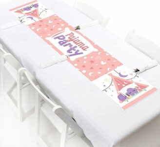 Big Dot Of Happiness Pajama Slumber Party Petite Girl Sleepover Birthday Paper Table Runner 12