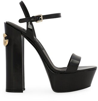 Keira Patent Leather Platform Sandals