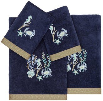 Turkish Cotton Aaron 4Pc Embellished Towel Set