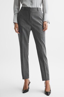 Slim Fit Wool Blend Suit Trousers