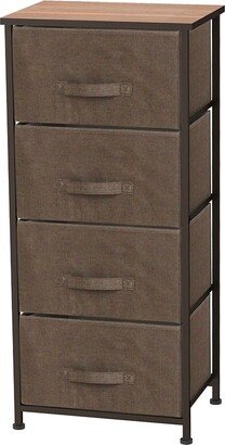 Brown 4-Drawer Storage Organizer - 37.40 x 11.80 x 17.70