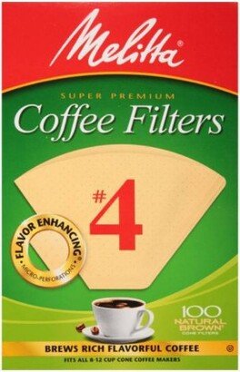 Natural Brown #4 Coffee Filter 100ct