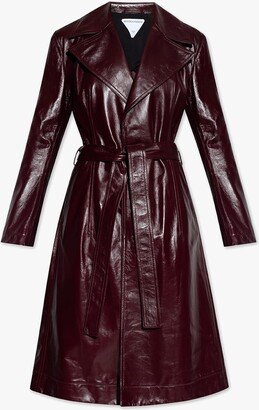 Leather Trench Coat-AE