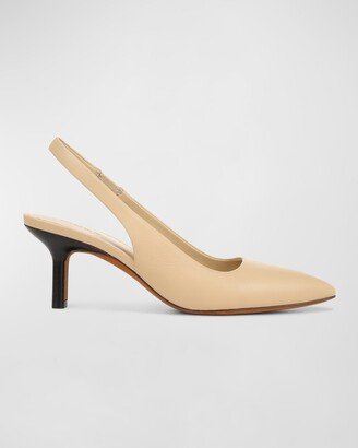 Patrice Calfskin Slingback Pumps