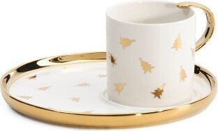 TJMAXX Cappuccino Cup And Plate