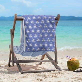 Classic Minimalist Tree Pattern Beach Towel - 36 x 72