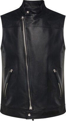 Ares leather gilet