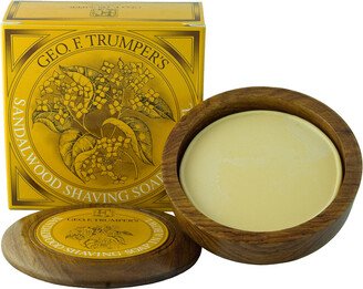 Geo F. Trumper Perfumer Sandalwood hard shaving soap wooden bowl 80 g