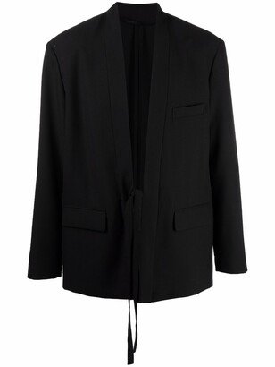 Tied-Waist Blazer