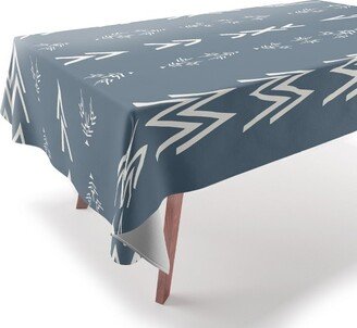 Sheila Wenzel-Ganny Minimal Blue Mudcloth Tablecloth