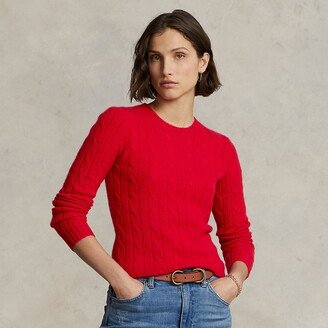 Cable-Knit Cashmere Sweater-AN