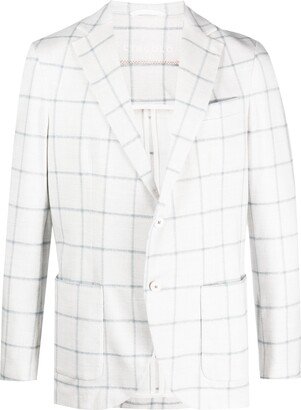 Checked Slim-Fit Blazer