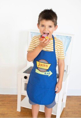 Boys Personalized Kids Apron, Apron & Chef Hat Set, Baking With Kids, Apron Pockets, Kids Diner Apron, Gift