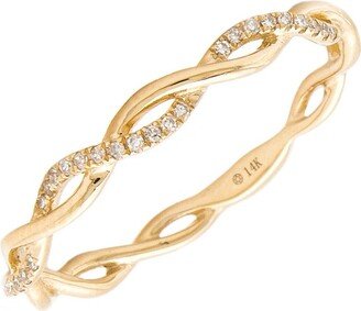 Monary Thin Diamond Fashion Band (14Kyg)