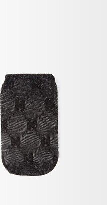 Logo-embroidered Lurex Tights