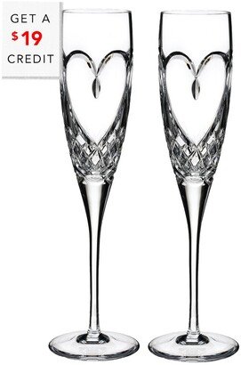 Set Of 2 True Love Flutes With $19 Credit-AA