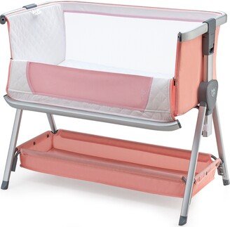 Babyjoy Baby Bed Side Crib Portable Adjustable Infant Travel Sleeper - See Details