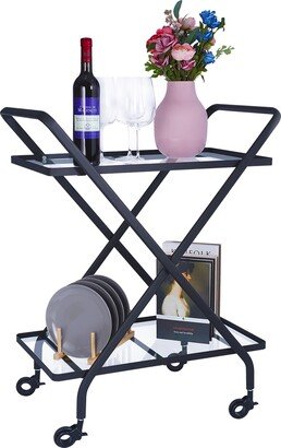 Modern 27'' Wide Bar Cart