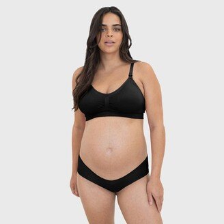 Grow With Me Maternity + Potpartum Hipter Underwear - Black S