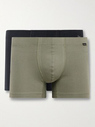 Essentials Two-Pack Stretch-Cotton Boxer Briefs-AA