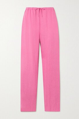 Net Sustain Linen Pants - Pink