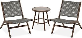 Sparrow & Wren Morrow 3 Piece Chair and Table Set