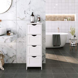 White Bathroom Storage Cabinet