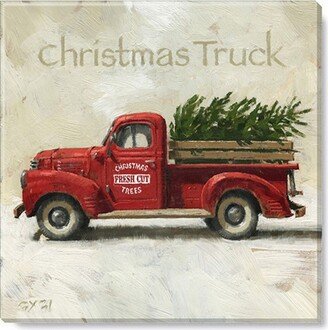 Sullivans Darren Gygi Christmas Truck Canvas, Museum Quality Giclee Print, Gallery Wrapped, Handcrafted in USA 20