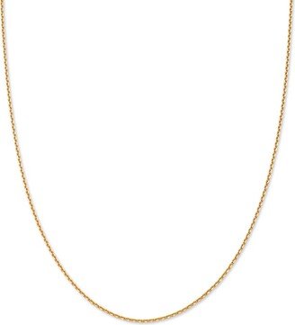 16” Thin Chain Necklace in 18k Gold Vermeil