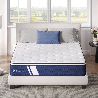 Avenco 12 Inch Hybrid Mattress in a Box Gel Memory Foam and Pocket Spring