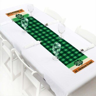 Big Dot Of Happiness St. Patrick's Day - Petite Saint Patty's Day Paper Table Runner - 12 x 60 inches
