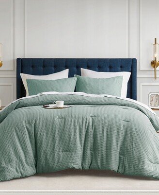 Mina Waffle Textured 2-Pc. Comforter Set, Twin/Twin Xl