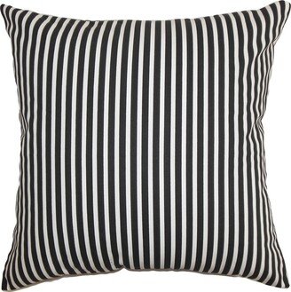 Elvy Stripes Euro Sham Black White