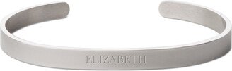 Engraved Jewelry: Make It Yours Engraved Cuff, Silver