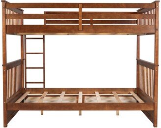 Bunk Bed with Ladders and Two Storage Drawers