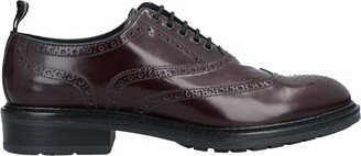 Lace-up Shoes Burgundy-AL