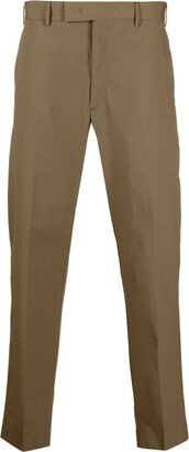 PT Torino Feather-Charm Straight-Leg Chinos