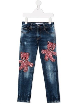 Slim Fit Teddy Bear Jeans