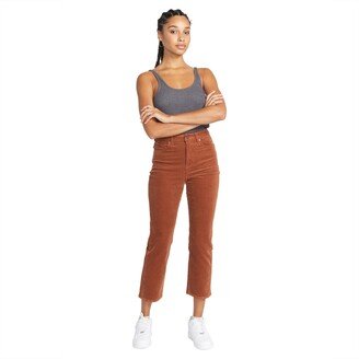 Women's Stoned Straight Denim Jean Pant