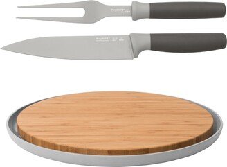 Leo Collection 3-Pc. Carving and Cutting Board Set