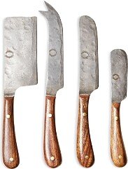 Farmhouse Pottery 4 Pc Forged Cheese Knife Set