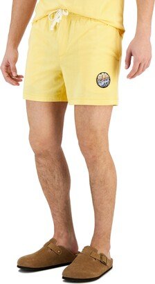 Men's Good Vibes Patch 5 Pajama Shorts, Created for Macy's