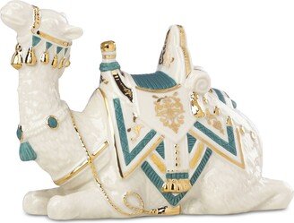 First Blessing Nativity Teal Camel Figurine