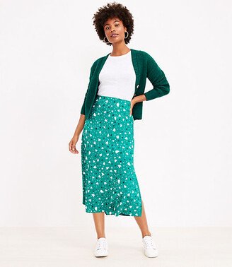 Petite Heart Bias Midi Skirt